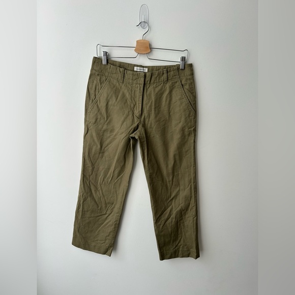 Isabel Marant Pants - Isabel Marant chino ankle pant green army